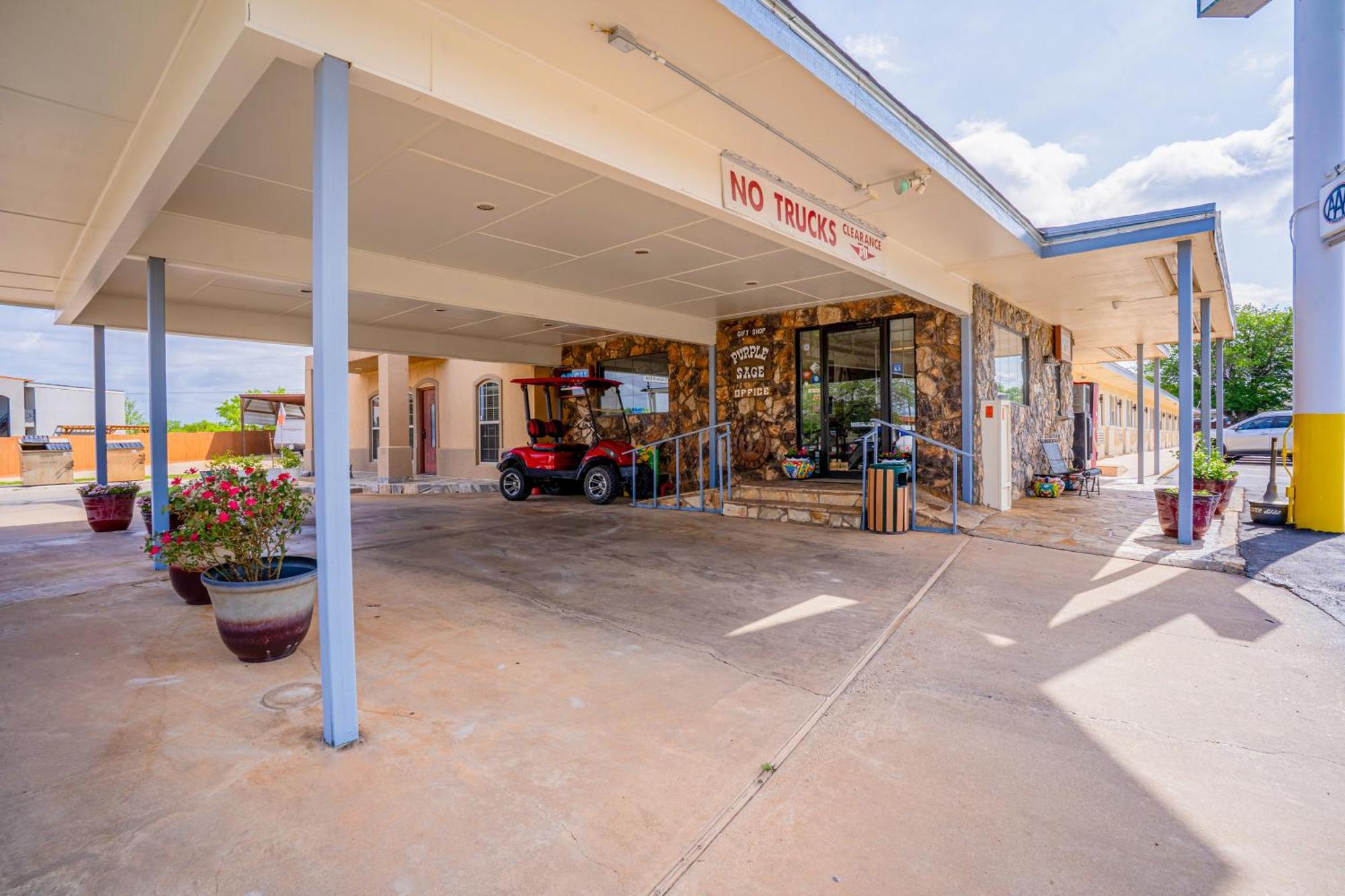 Motel Purple Sage By Oyo Snyder Tx Exterior foto